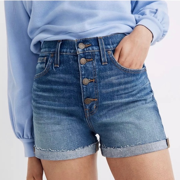 Madewell Pants - Madewell | NWT High Rise Jean Shorts Size 28